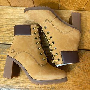 TIMBERLAND WOMEN'S ALLINGTON 6'' INCH BOOT WHEAT NUBUCK A1HLS ALL SIZES